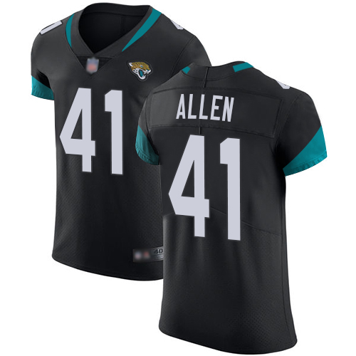 Nike Jacksonville Jaguars #41 Josh Allen Black Team Color Men’s Stitched NFL Vapor Untouchable Elite Jersey