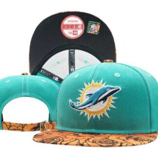 Dolphins Team Logo Black Adjustable Hat SF