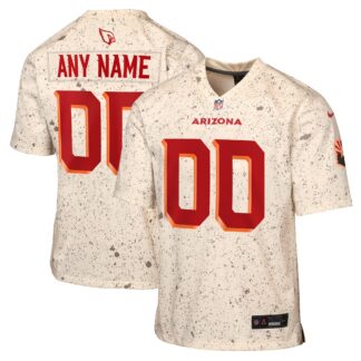 Arizona Cardinals Nike Youth 2025 Rivalries Collection Custom Game Jersey – Natural