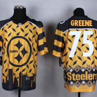 Nike Pittsburgh Steelers #75 Joe Greene 2015 Noble Fashion Elite Jersey
