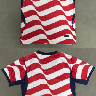 Men's United States Blank Red White Home Jersey