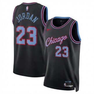 Michael Jordan Chicago Bulls Nike Unisex 2025/26 City Edition Black Swingman Jersey