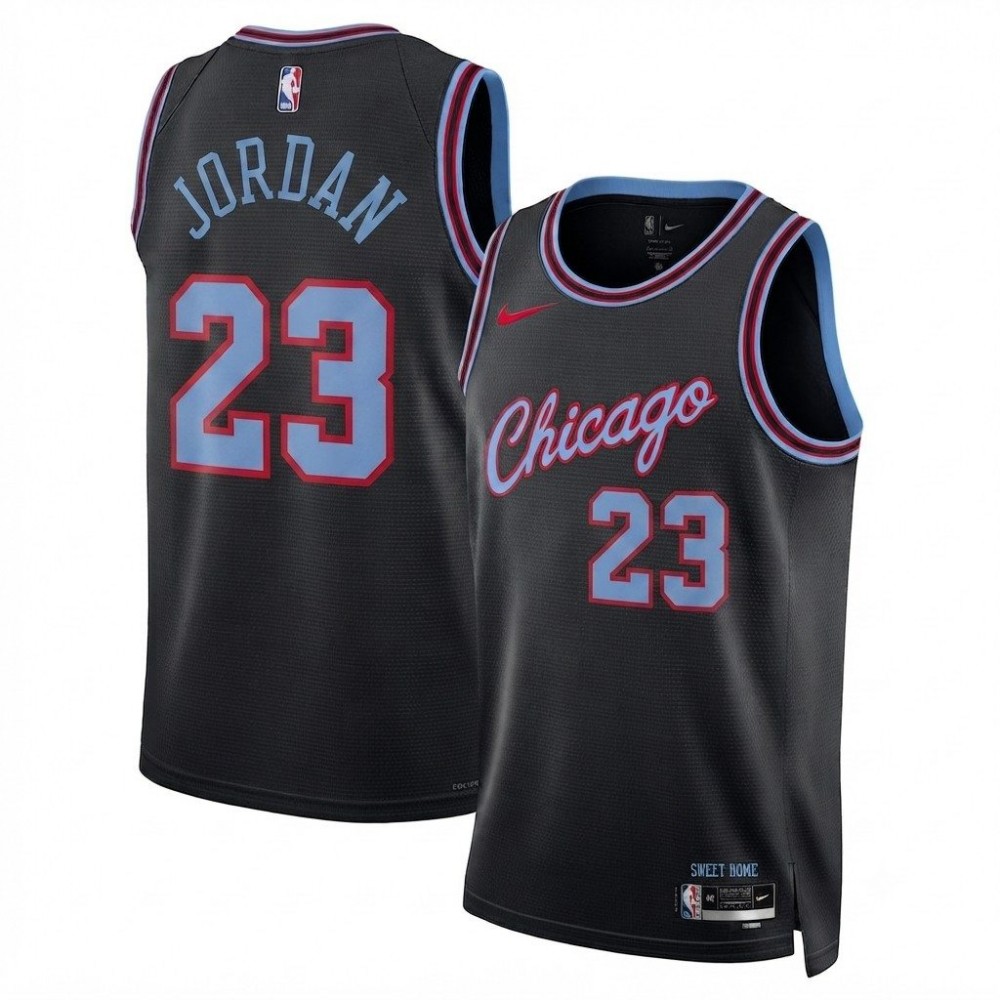 Michael Jordan Chicago Bulls Nike Unisex 2025/26 City Edition Black Swingman Jersey