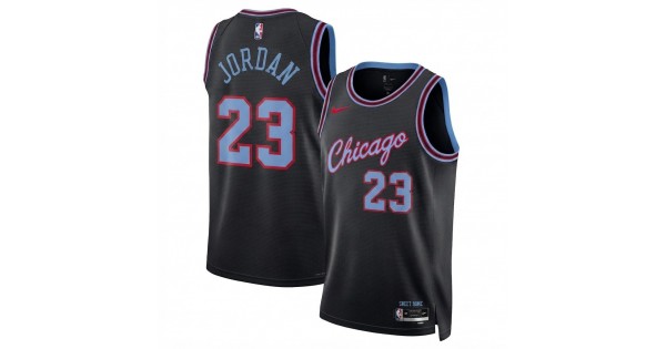 Michael Jordan Chicago Bulls Nike Unisex 2025/26 City Edition Black Swingman Jersey - Image 2