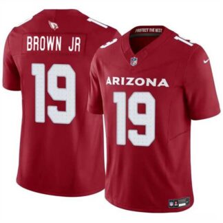 Men & Women & Youth Arizona Cardinals #19 Anthony Brown JR Red 2024 F.U.S.E. Vapor Untouchable Limited Stitched Jersey