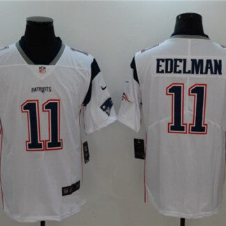 Men's New England Patriots #11 Julian Edelman White 2017 Vapor Untouchable Stitched NFL Nike Limited Jersey