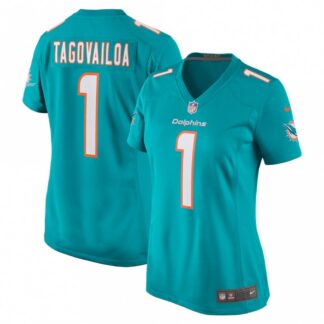 Tua Tagovailoa Miami Dolphins Nike Women's Game Jersey - Aqua