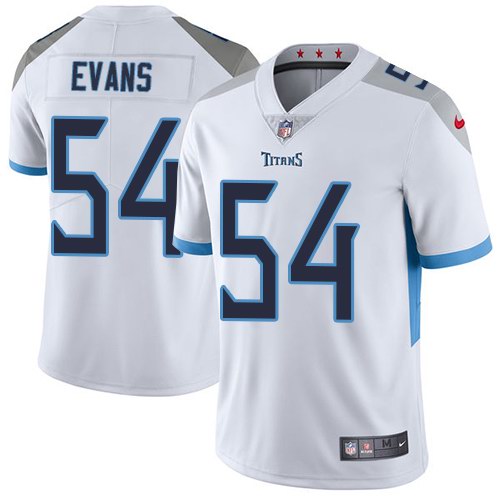 Nike Men & Women & Youth Titans 54 Rashaan Evans White New 2018 NFL Vapor Untouchable Limited Jersey