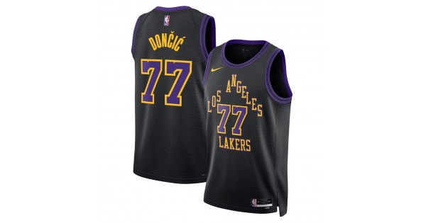 Luka Dončić Los Angeles Lakers Jordan Brand Unisex Purple Swingman Jersey - Statement Edition - Image 2