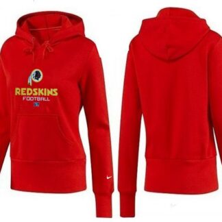 Nike Washington Redskins Team Logo Red Women Pullover Hoodies (3)