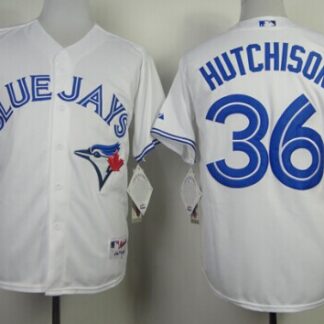 Toronto Blue Jays #36 Drew Hutchison White Jersey