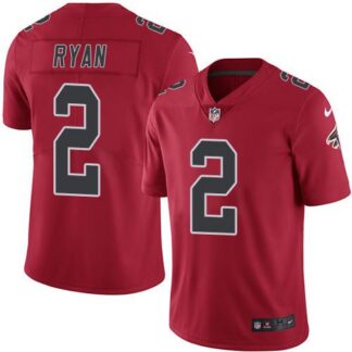 Nike Atlanta Falcons #2 Matt Ryan Red Men’s Stitched NFL Limited Rush Jersey