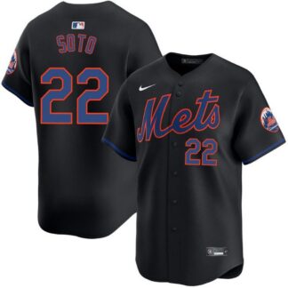 Juan Soto New York Mets Nike Alternate Limited Player Jersey – Black