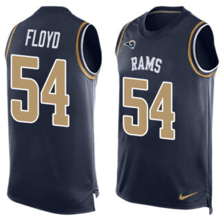 Nike Los Angeles Rams #54 Leonard Floyd Navy Blue Team Color Men’s Stitched NFL Limited Tank Top Jersey