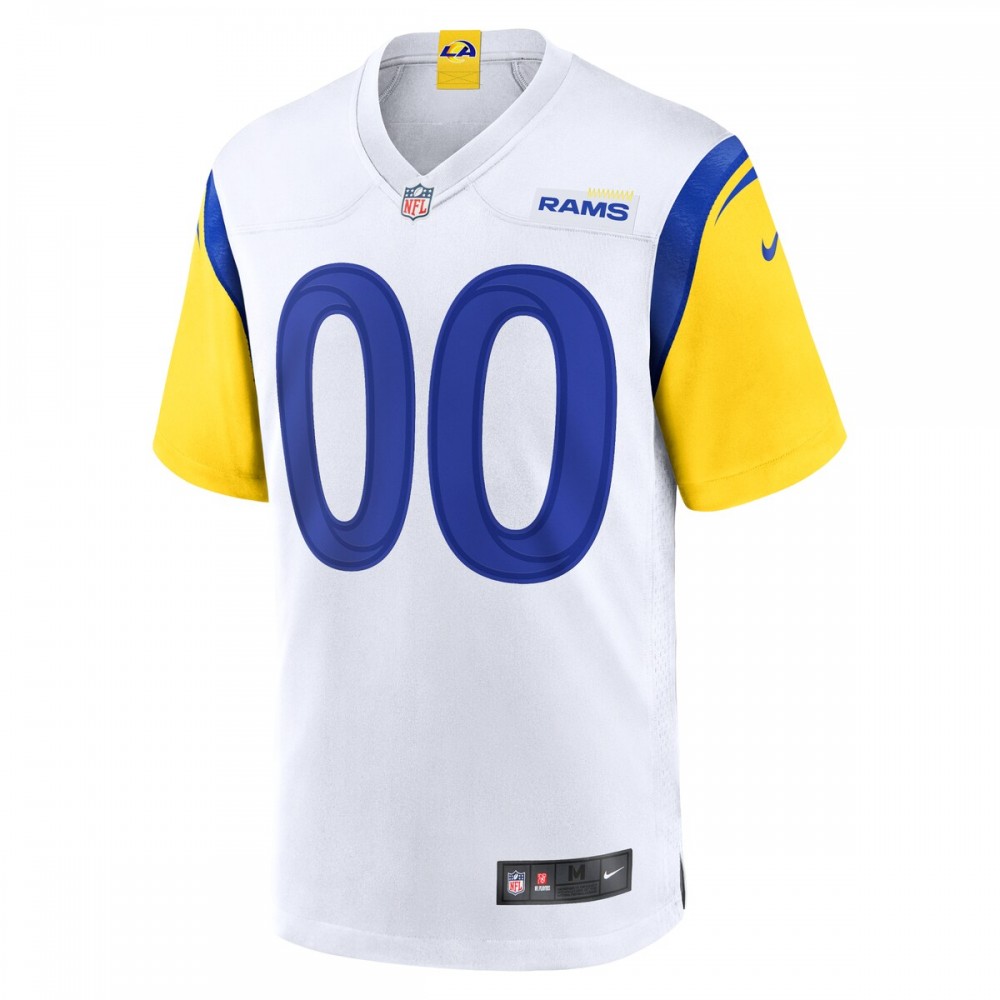 Los Angeles Rams Nike Alternate Custom Jersey - White - Image 2