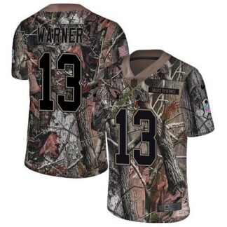 Nike Arizona Cardinals #13 Kurt Warner Camo Youth Stitched NFL Limited Rush Realtree Jersey