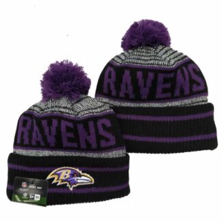 Baltimore Ravens Team Logo Knit Hat YD (9)