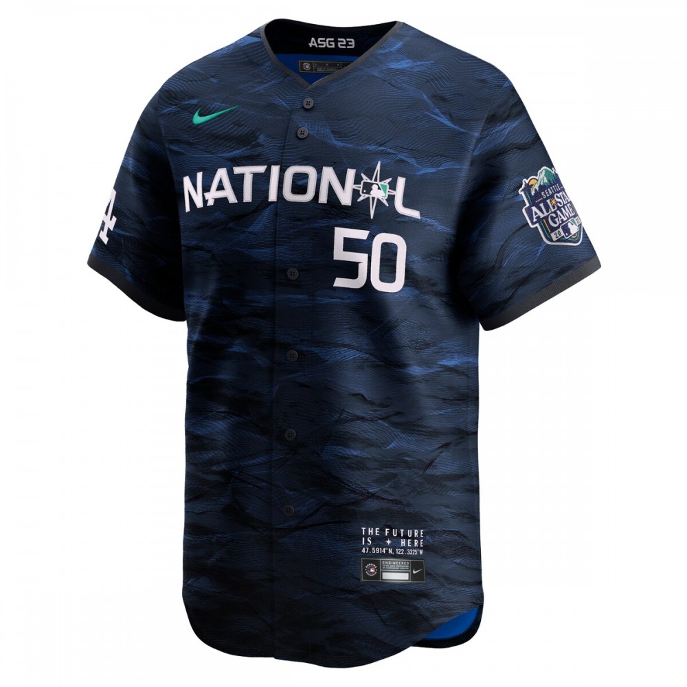 Mookie Betts National League Nike 2023 MLB All-Star Game Limited Player Jersey - Royal - Image 2