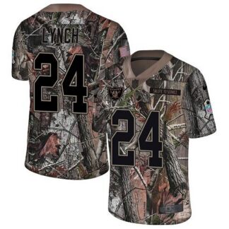 Nike Las Vegas Raiders #24 Marshawn Lynch Camo Men’s Stitched NFL Limited Rush Realtree Jersey