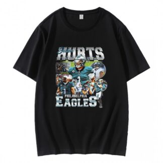 Vintage 90s Jalen Hurts Philadelphia Eagles Super Bowl Champions T-Shirt