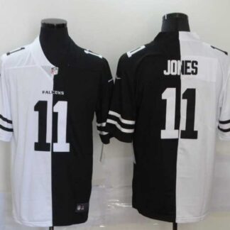 Nike Falcons 11 Julio Jones Black And White Split Vapor Untouchable Limited Jersey Dzhi