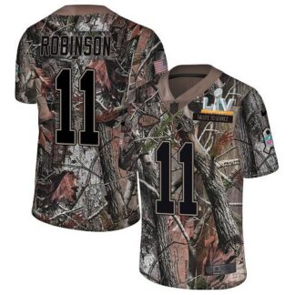 Nike Kansas City Chiefs #11 Demarcus Robinson Camo Men’s Super Bowl LV Bound Stitched NFL Limited Rush Realtree Jersey