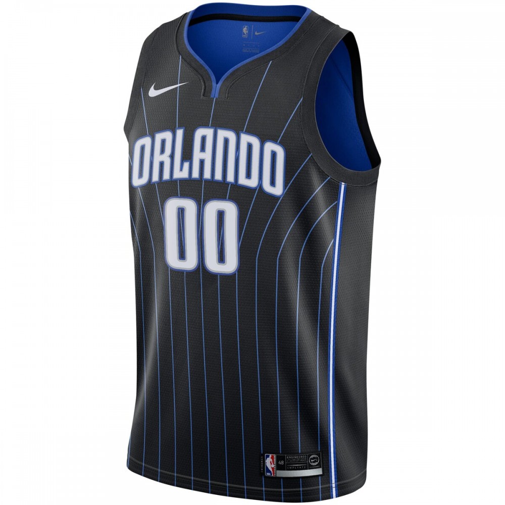 Orlando Magic Nike 2020/21 Swingman Custom Jersey - Icon Edition - Black - Image 2