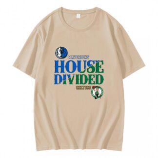 House Divided Boston Celtics vs Dallas Mavericks T-Shirt