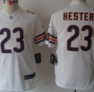 Nike Chicago Bears #23 Devin Hester White Limited Kids Jersey