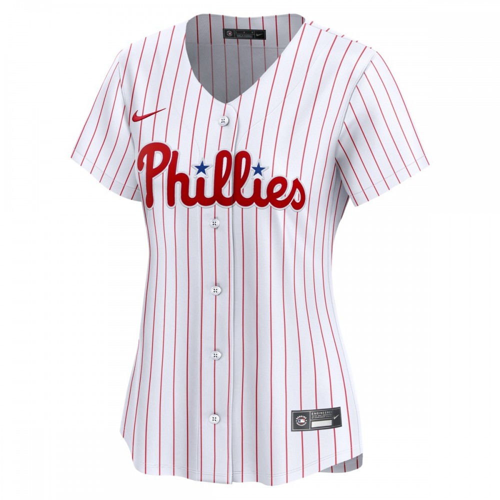 Philadelphia Phillies Nike Women's Home Limited Custom Jersey - White - Image 2