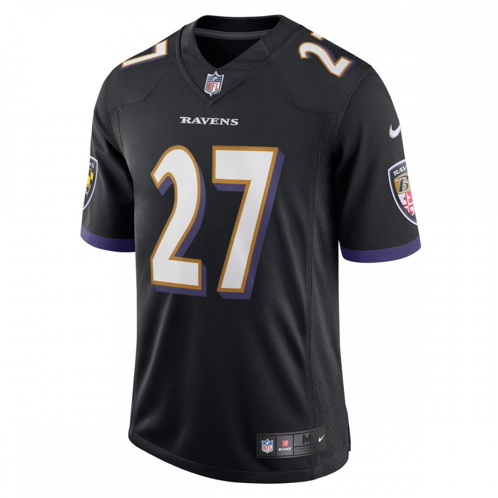 J.K. Dobbins Baltimore Ravens Nike Vapor Limited Jersey - Black - Image 2
