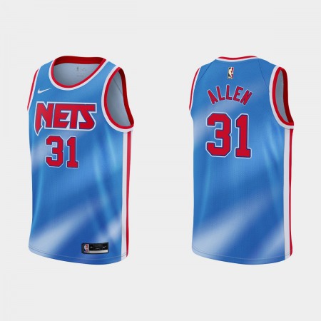 game‑ Men's Brooklyn Nets #31 Jarrett Allen 2020-2021 Blue Dri-FIT Hardwood Classic Stitched NBA Jersey ‑wear