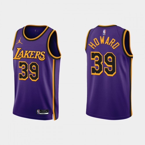 Los Angeles Los Angeles Lakers #39 Dwight Howard Purple Men’s Nike NBA 2022-23 Statement Edition Jersey Men’s