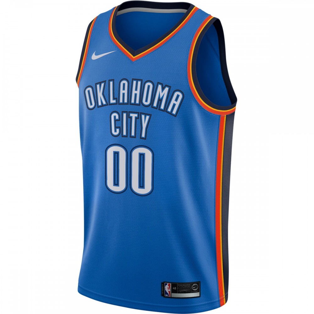 Oklahoma City Thunder Nike Swingman Custom Jersey Blue - Icon Edition - Image 2
