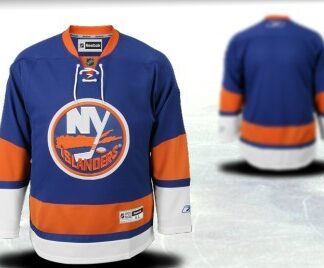 New York Islanders Mens Customized Blue Third Jersey