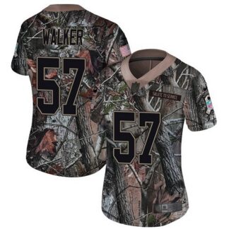Nike Denver Broncos #57 Demarcus Walker Camo Women’s Stitched NFL Limited Rush Realtree Jersey