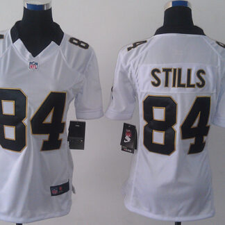 Womens Nike Limited New Orleans Saints #84 Stills White Jerseys