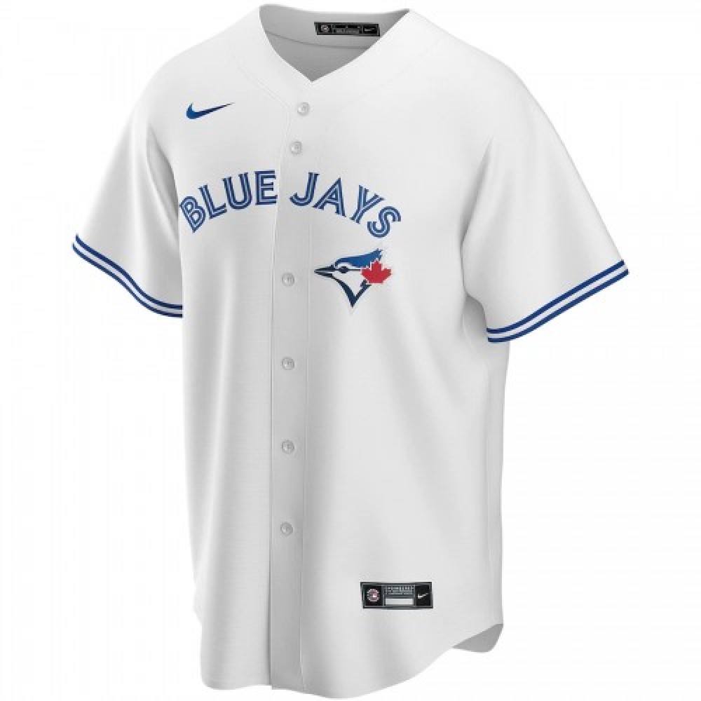 Men's Toronto Blue Jays Nike White Home 2020 Jersey - Image 2