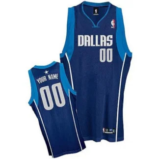 Men's Dallas Mavericks Blue Authentic Custom Jersey