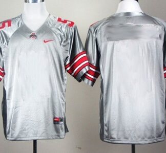 Kids' Ohio State Buckeyes Customized Gray Jersey