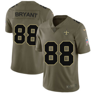 Nike New Orleans Saints #88 Dez Bryant Olive Men’s Stitched NFL Limited 2017 Salute To Service Jersey