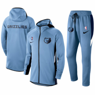 Memphis Grizzlies Nike 2019/20 Showtime Full-Zip Therma Flex Performance Hoodie