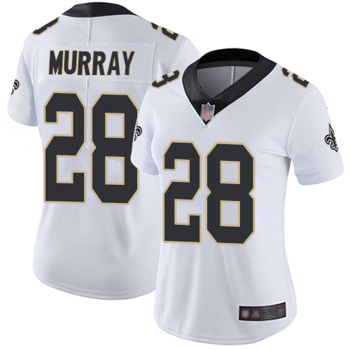 Nike New Orleans Saints #28 Latavius Murray White Women’s Stitched NFL Vapor Untouchable Limited Jersey
