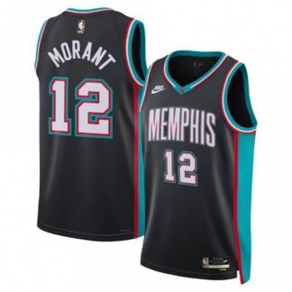 Ja Morant Memphis Grizzlies Nike Black Classic Edition Swingman Jersey