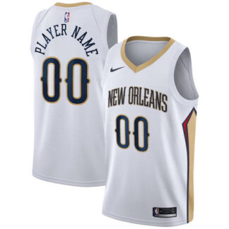 Women's New Orleans Pelicans Nike White 2020/21 Swingman Association Edition Custom Jersey
