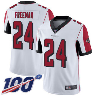 Nike Atlanta Falcons #24 Devonta Freeman White Men’s Stitched NFL 100th Season Vapor Limited Jersey