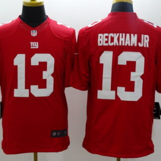 Nike New York Giants #13 Odell Beckham Jr Red Limited Jersey
