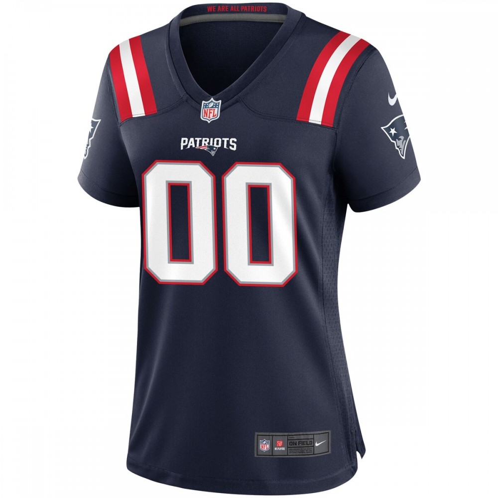 New England Patriots Nike Women's Custom Game Jersey - Navy - Image 2