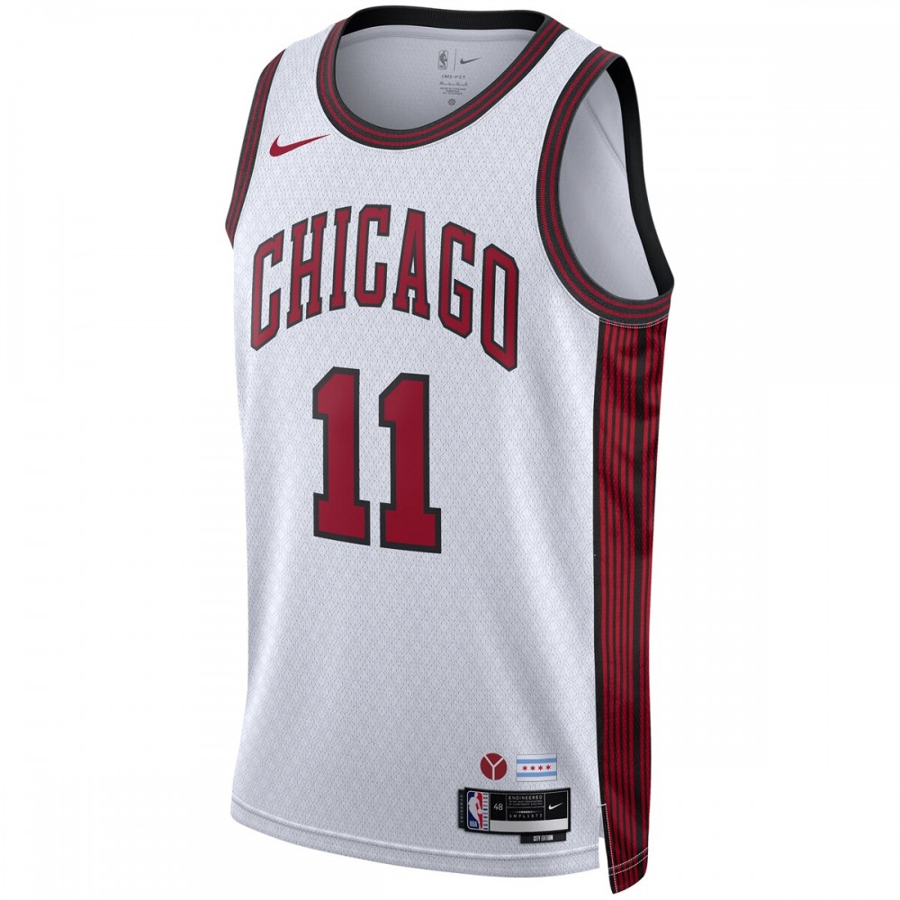 DeMar DeRozan Chicago Bulls Nike Unisex 2022/23 Swingman Jersey - City Edition - White - Image 2