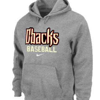 Arizona Diamondbacks Crimson Pullover Hoodie GREY